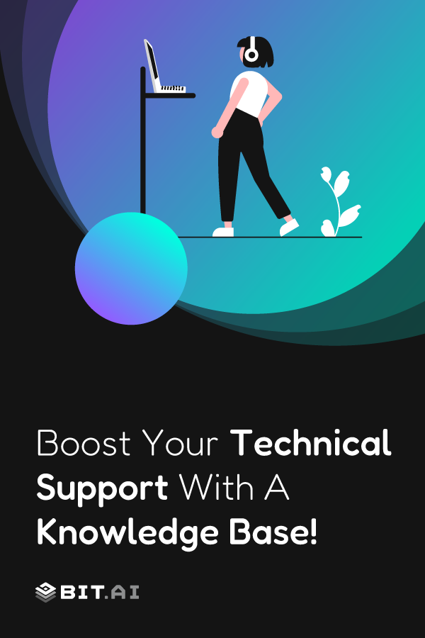 knowledge base for technical support - PINTEREST banner