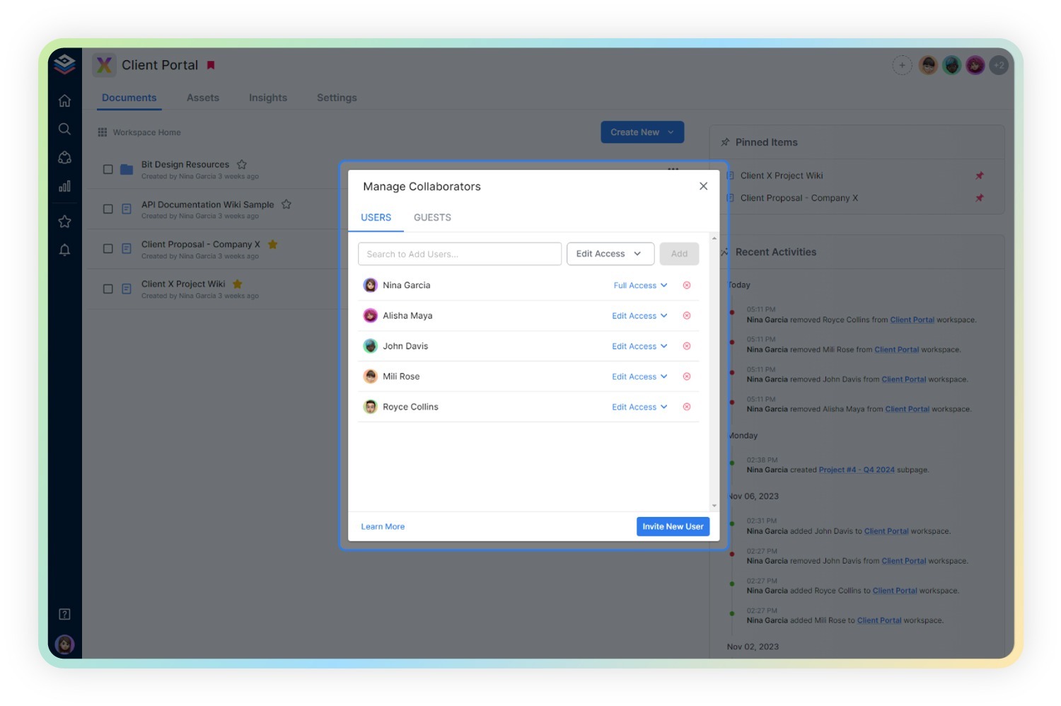 onboard your team members to workspace