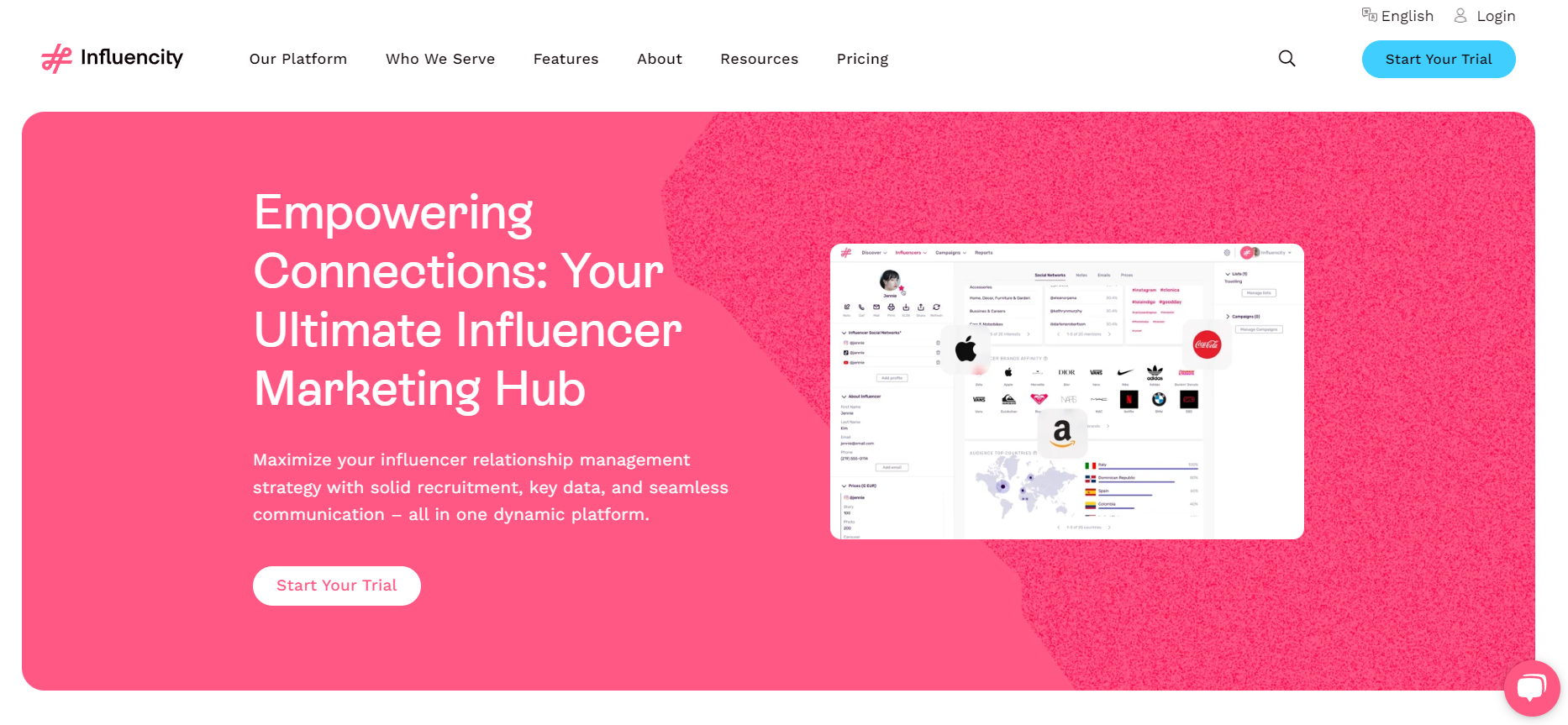 Influencity for influencer marketing campaigns