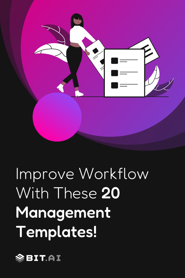 Improve workflow with these 20 management templates