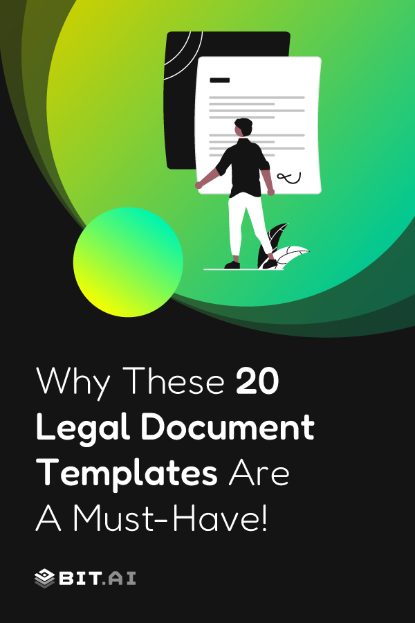 why these 20 legal document templates are a must-have