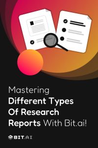 Master research reports with Bit.ai – featuring documents, and a dynamic gradient design