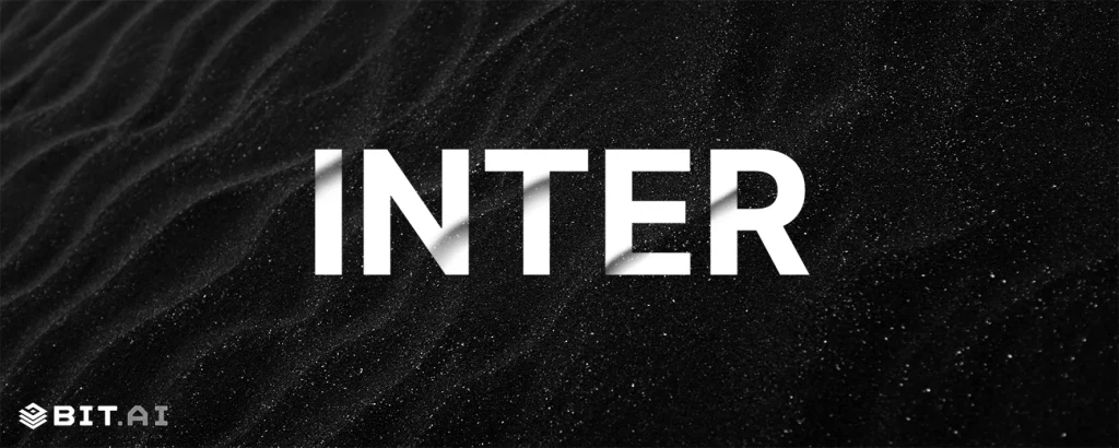 inter font