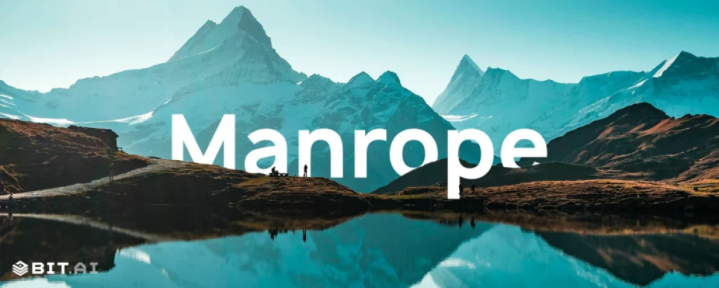 manrope font