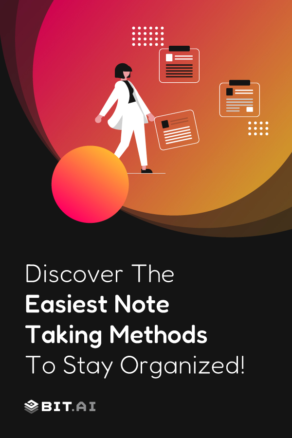 best and easy note taking methods- Pinterest