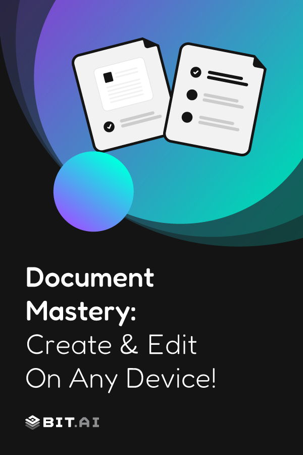 How to Create and Edit Documents on Any Device- Pinterst