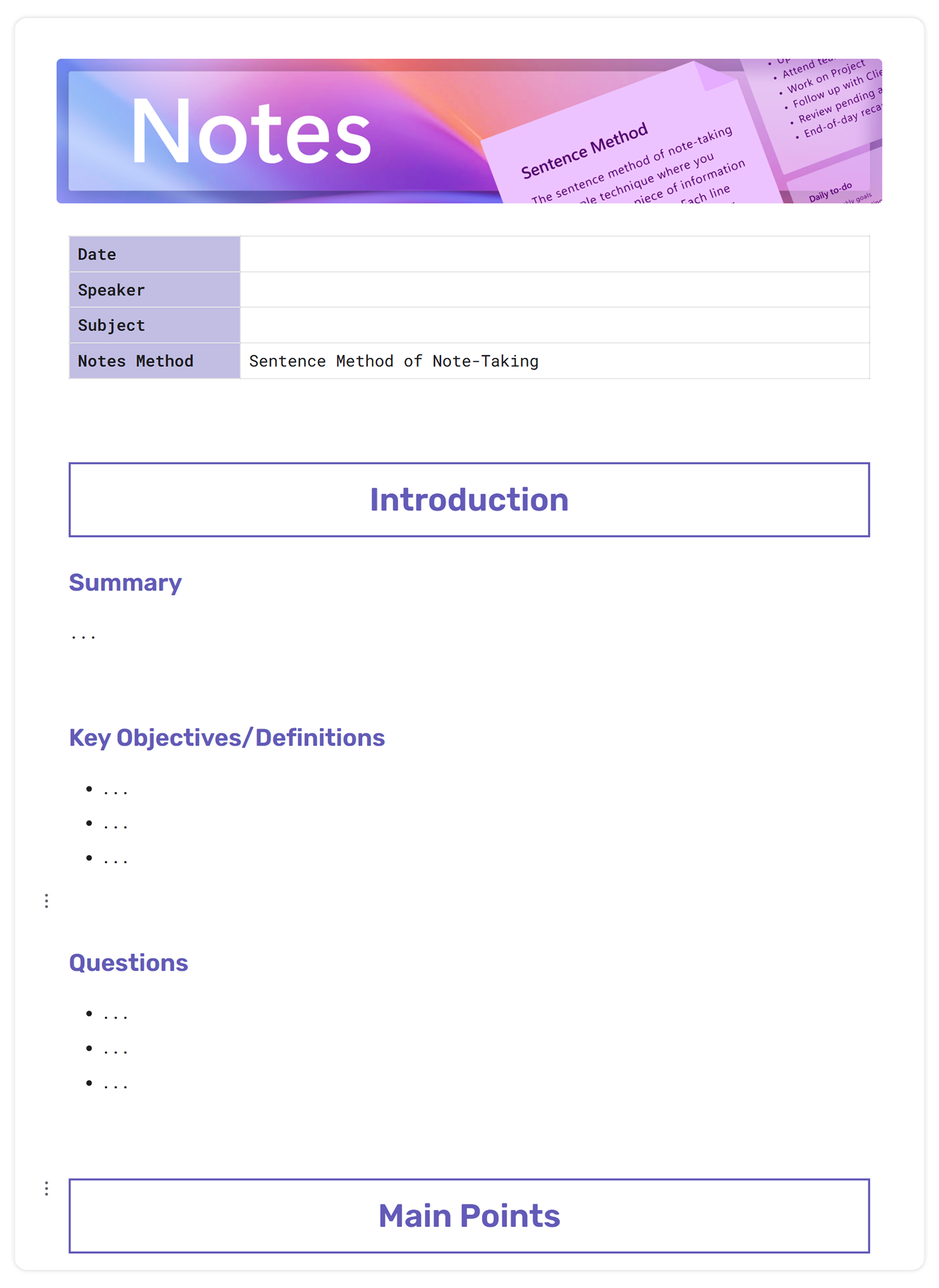Smart Note-Taking Methods to Keep Everything Organized!