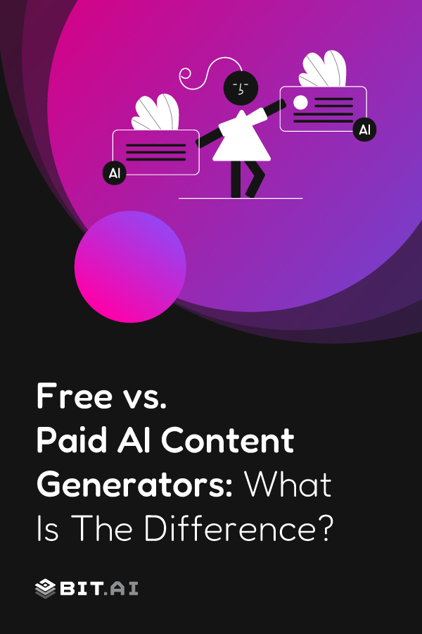 Difference Between Free & Paid AI Content Generators- Pinterest