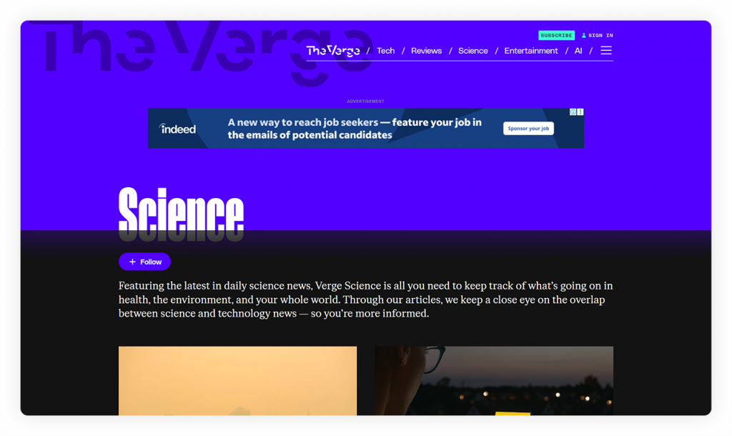 the verge