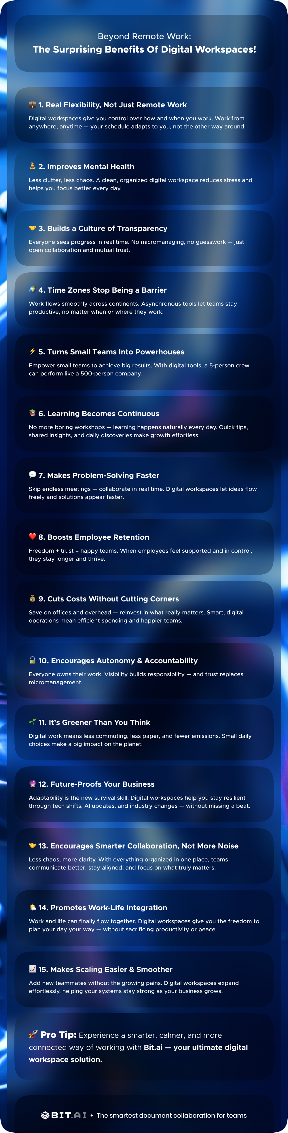 benefits of digital workspaces