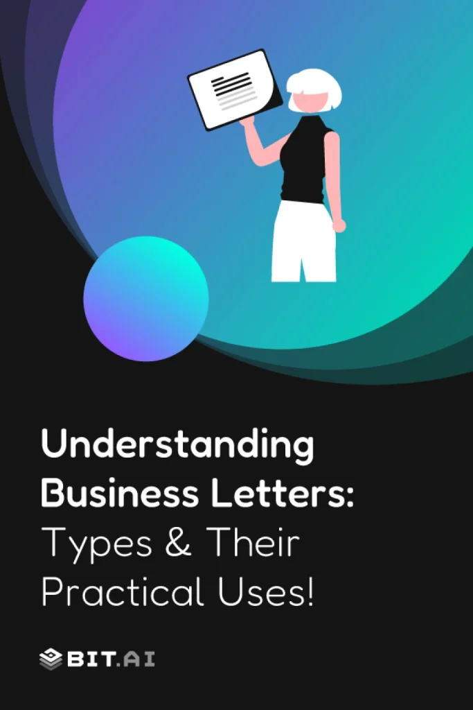types of business letters- pinterest banner