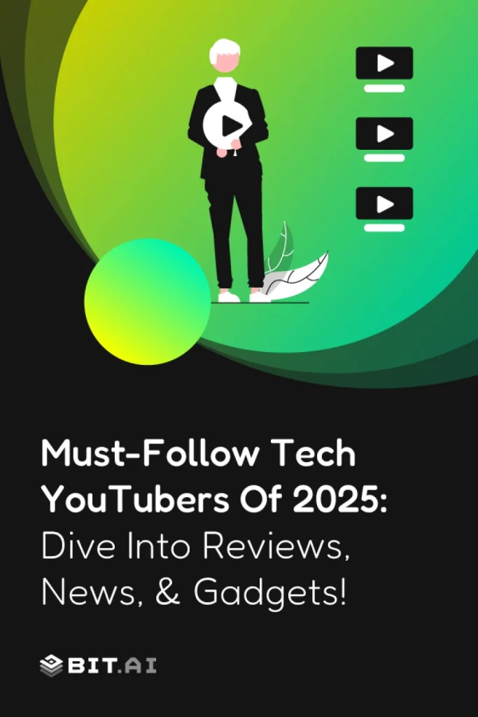 best tech youtubers to follow- pinterest banner