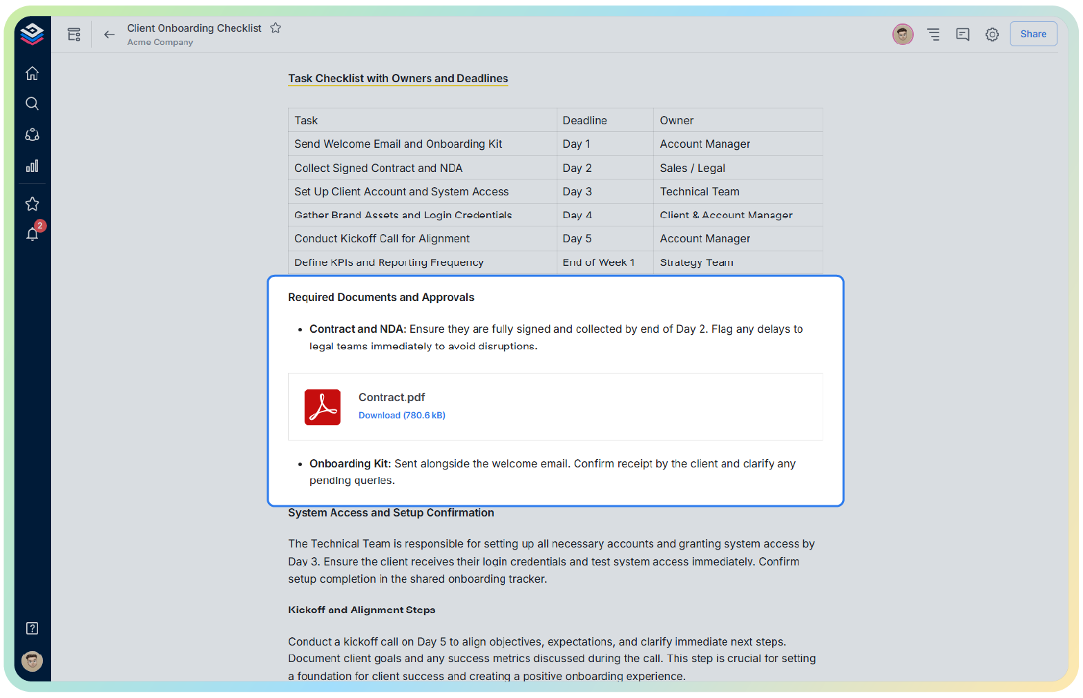 smart widgets and rich media integration in bit document
