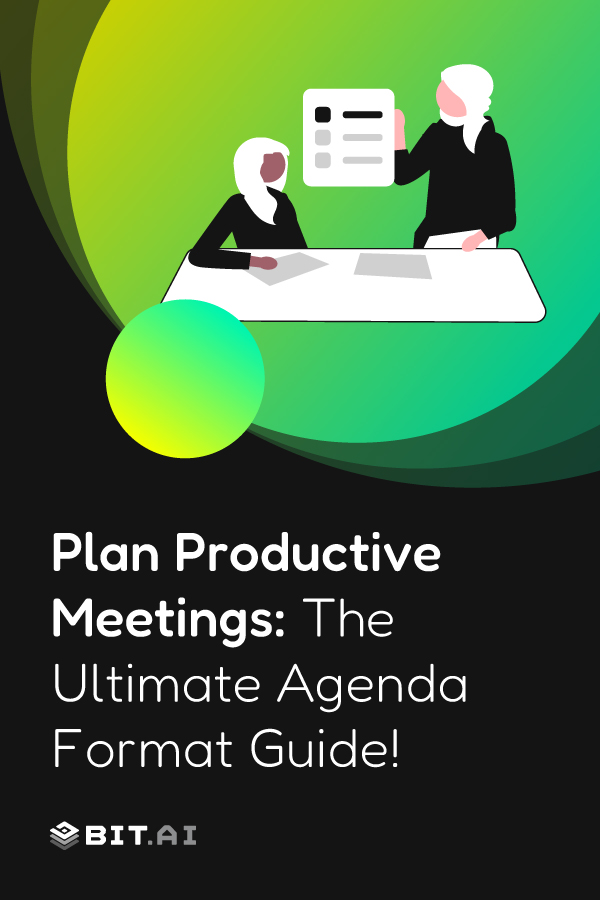 Meeting Agenda Template: How To Create An Effective Agenda- Pinterest