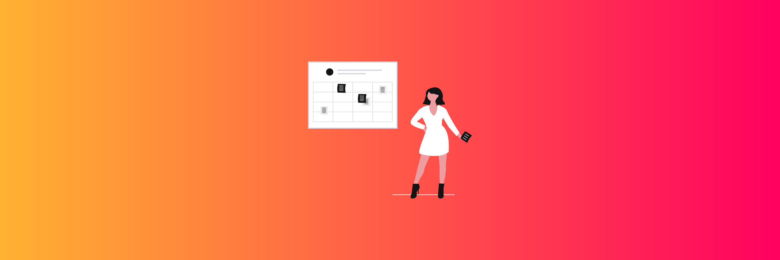 How to create a social media content calendar with AI- blog banner