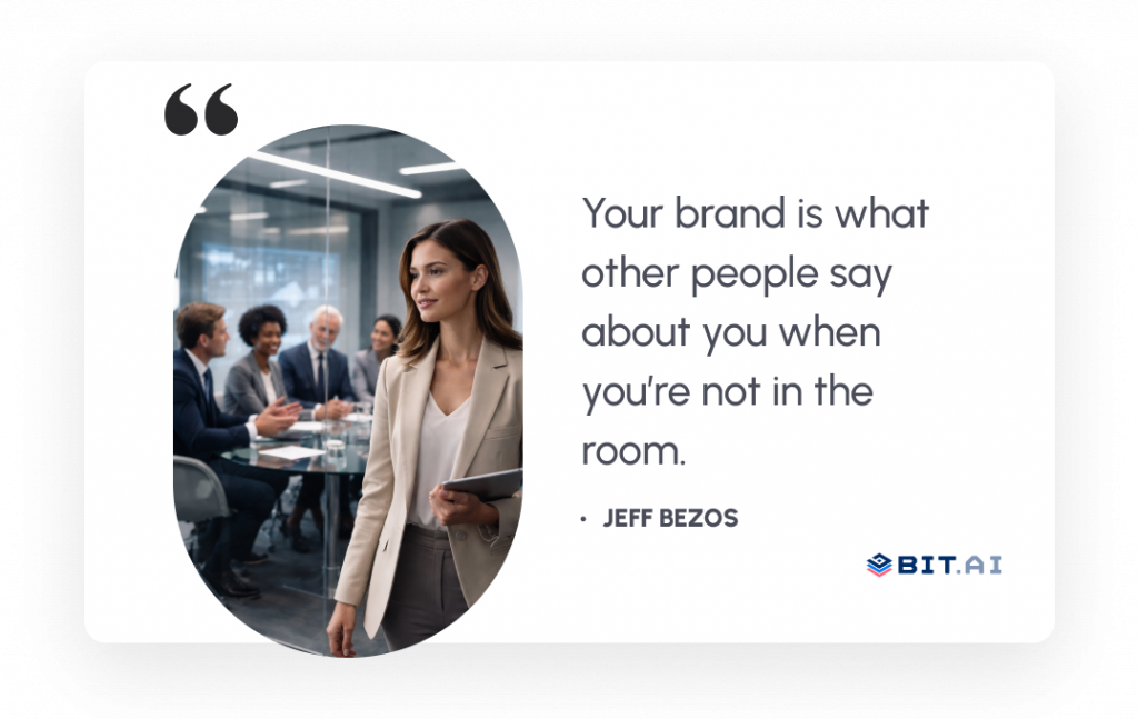 Quote related to brand messaging