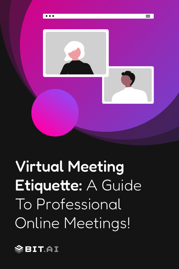 Virtual Meeting Etiquette- pinterest banner