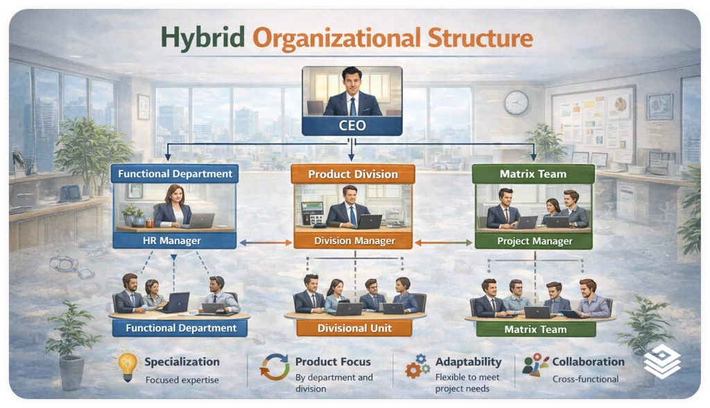 Network or Hybrid Organizational Structure