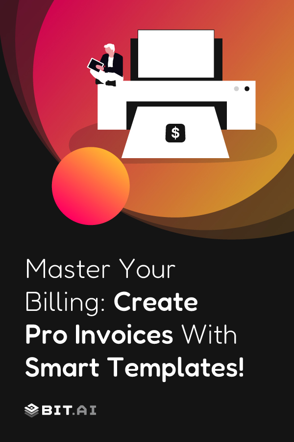 Create Professional Invoices with a Smart Invoice Template- pinterest banner