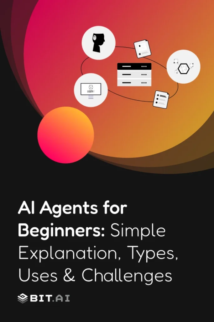 AI agents for beginners- pinterest banner