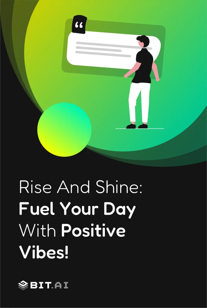 morning motivational quotes- pinterest banner