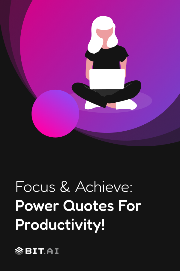 Productivity Quotes to Boost Focus- Pinterest Banner
