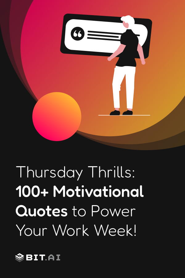 Thursday Motivation Quotes- pinterest banner