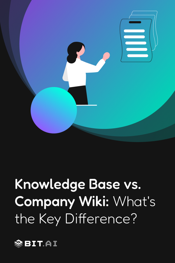 Knowledge Base vs. Company Wiki- Pinterest Banner
